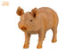 가정 장식 실물 크기 Polyresin 동물성 작은 조상 돼지 조각품 지면 동상