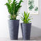 찰흙 화분 Homewares 옥외 장식적인 품목 큰 찰흙 식물 남비 회색 색깔