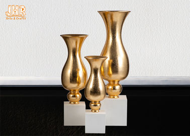 광택 있는 금 섬유유리 장식적인 재배자 트럼펫 모양